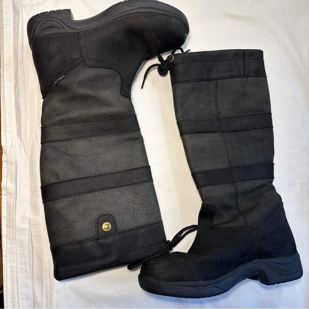 Dublin Ladies Riverboots III Black Leather Size 9